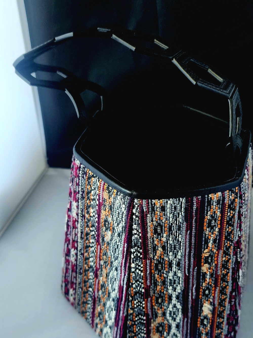 BEE & KIN | THE REBEL BUCKET BAG | Regular Size | Hexagonal & Tapestry
